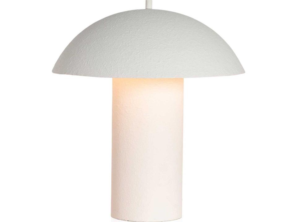 Hutton Matte White Plaster Table Lamp