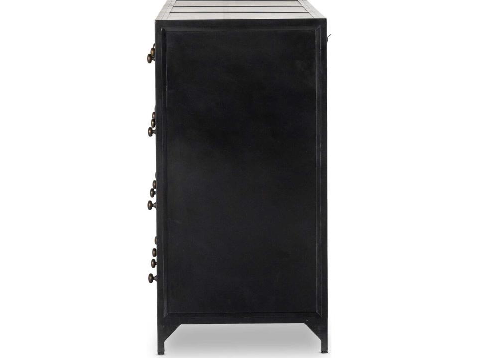 Globetrotter  Black 12 Drawer Dresser