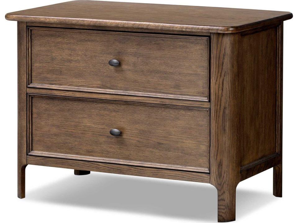 Russ Nightstand in Aged Oak