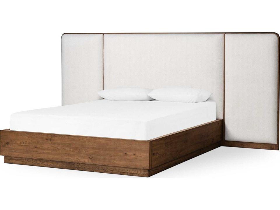 Regan Upholstered Wingback Bed