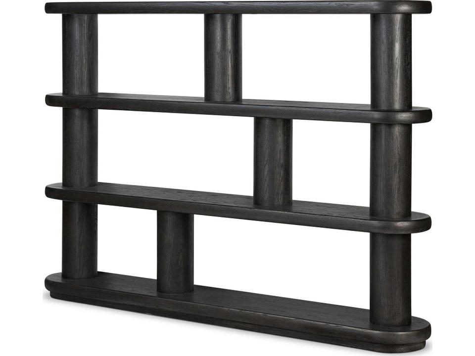 Luciana Bookcase in Ebony Oak Veneer