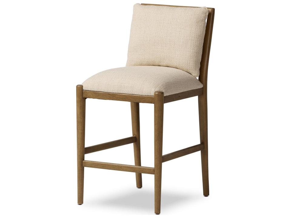 Berman Upholstered Parrawood Counter Stool