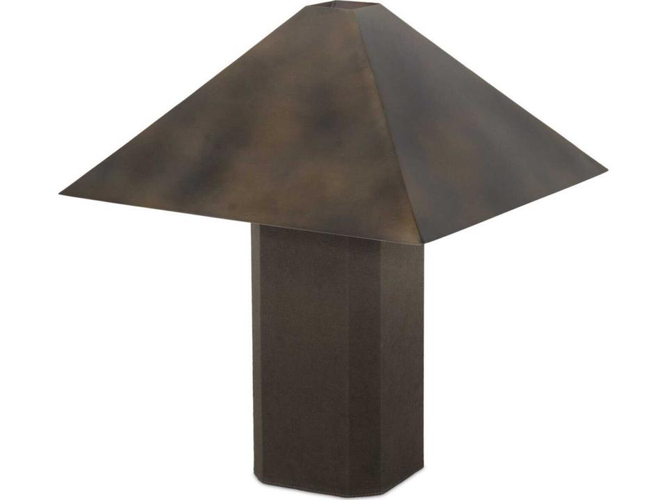 Hutton Kenric Table Lamp - Forest Green Canvas