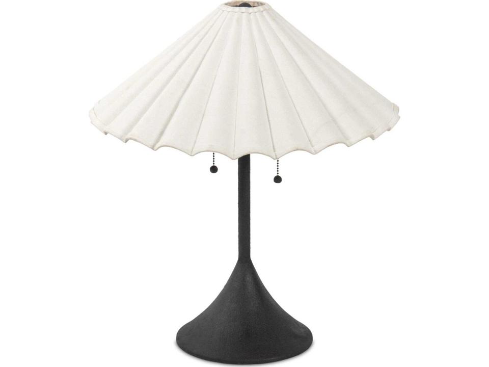 Hutton Fiorella Table Lamp - Black Wrought Iron