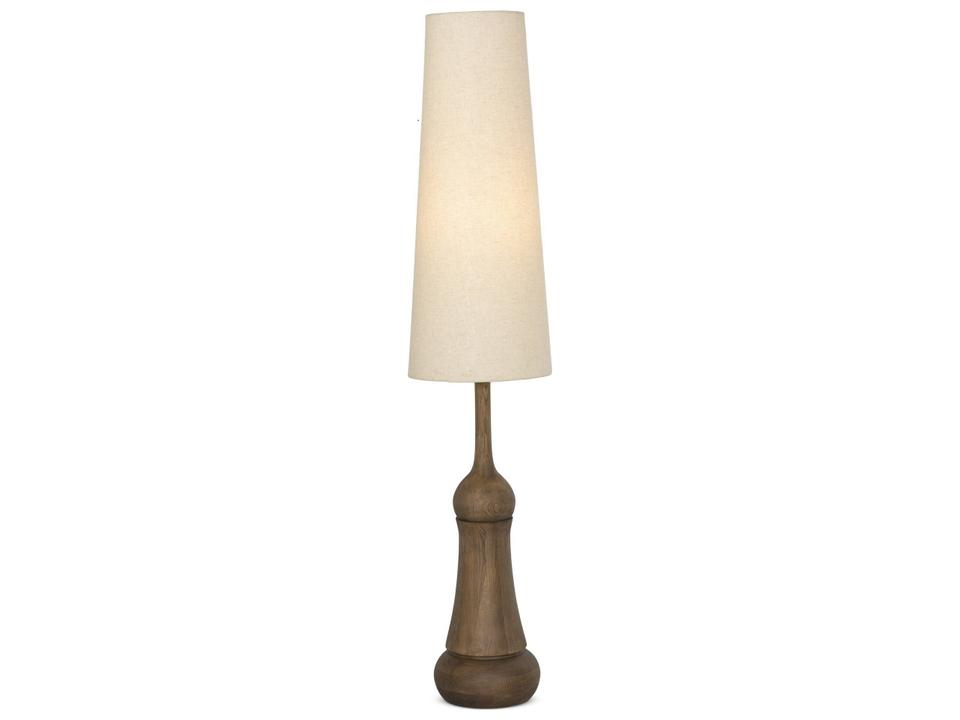 Asher Fawn Oak Wood Floor Lamp