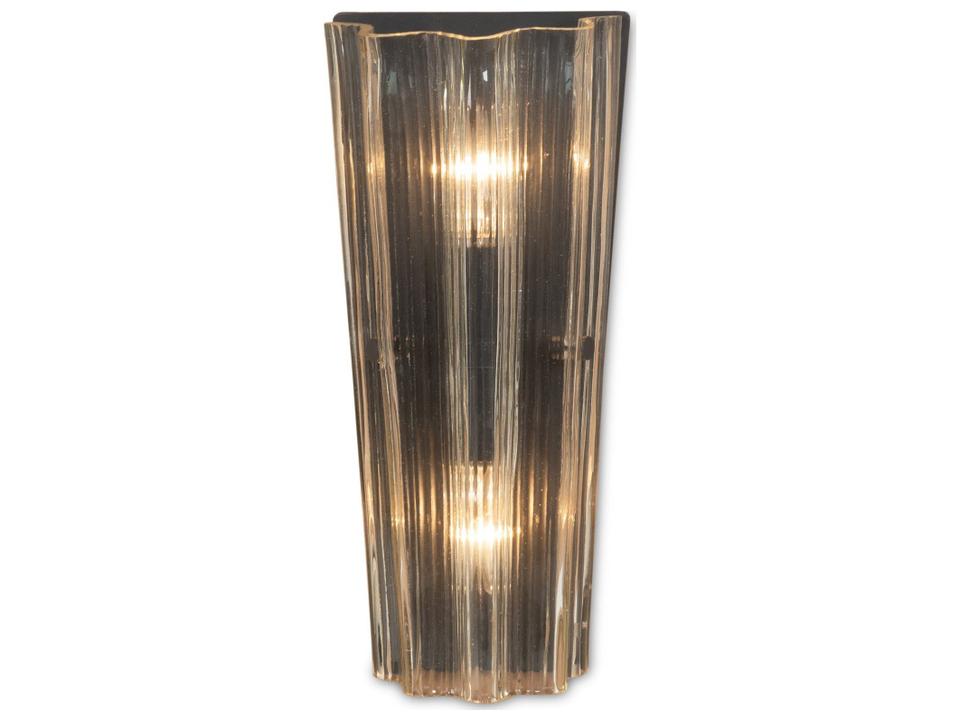 Hutton Scalloped Glass Wall Sconce