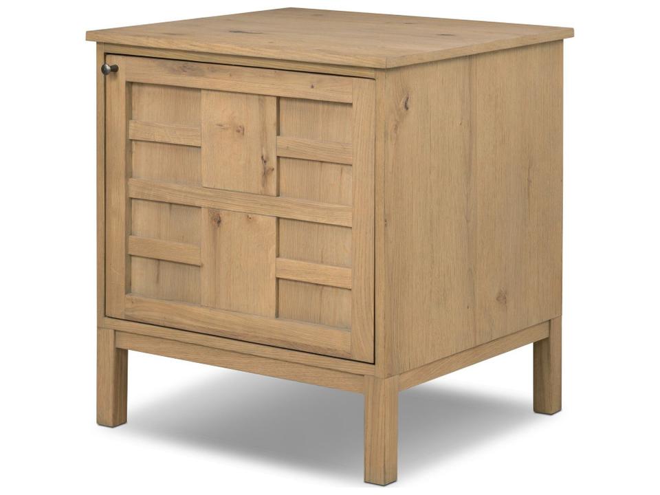 Berman Aged Natural Oak Nightstand