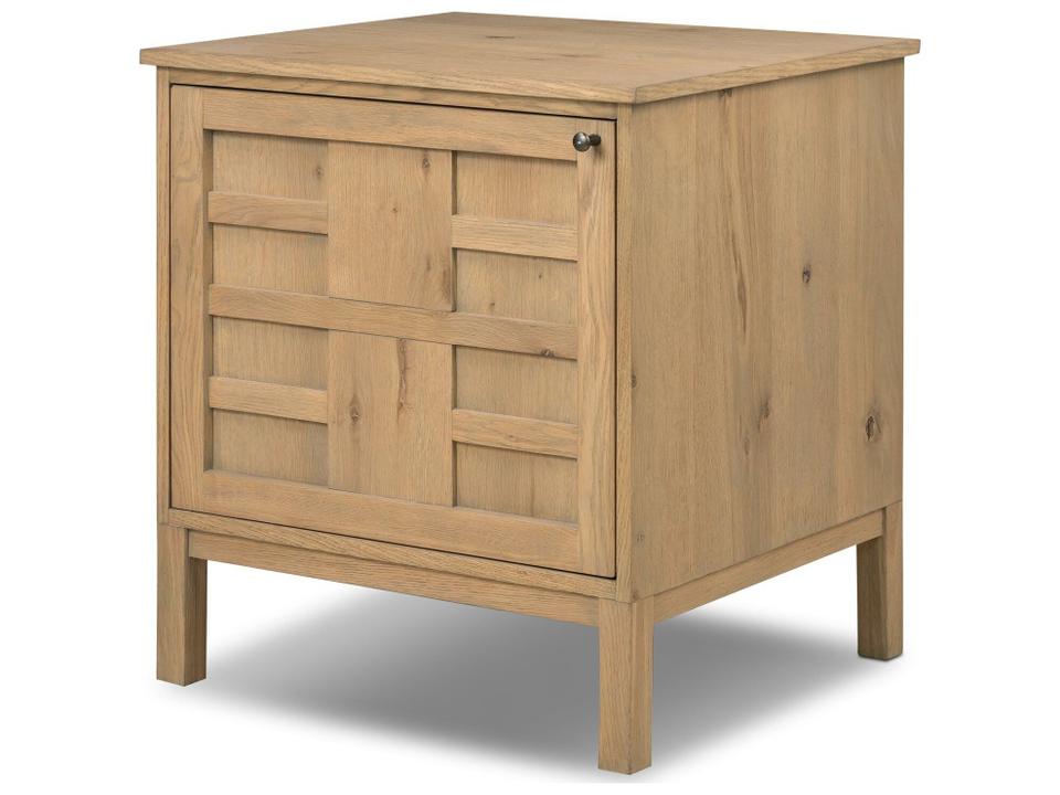 Berman Aged Natural Oak Nightstand
