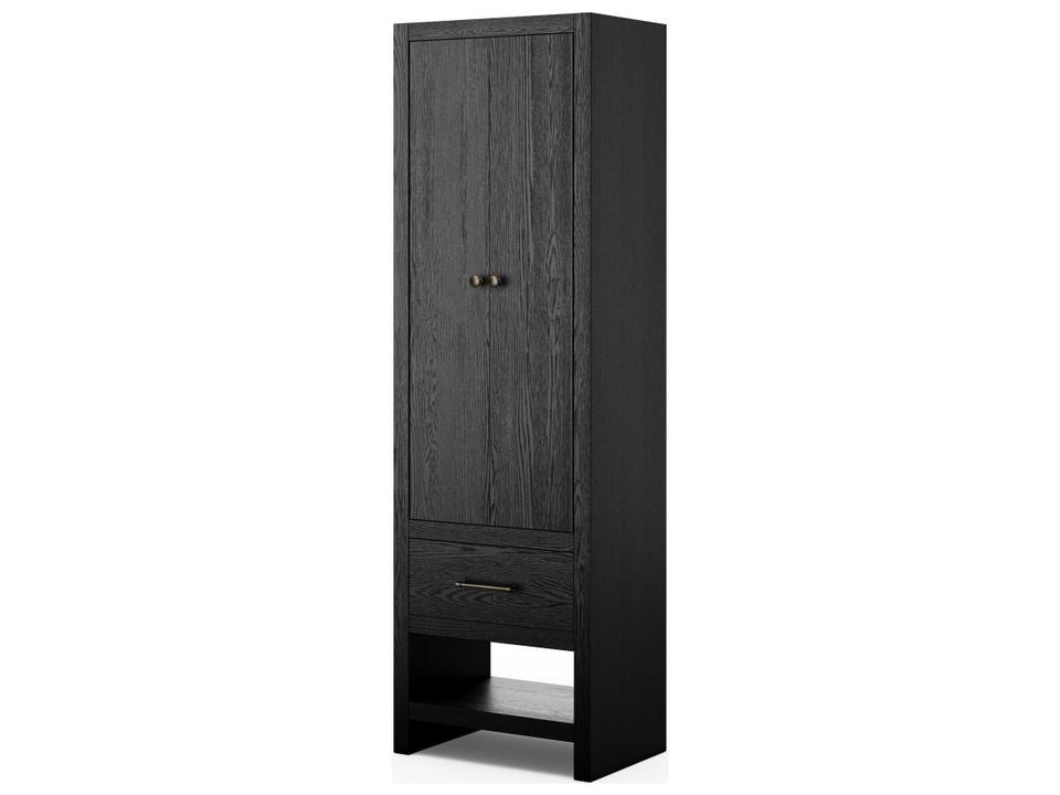 Anthem Bath Storage Black Wash Oak Veneer