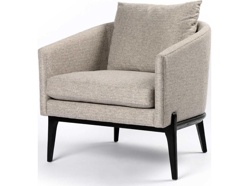 Abbott Copeland Gray Fabric Accent Chair
