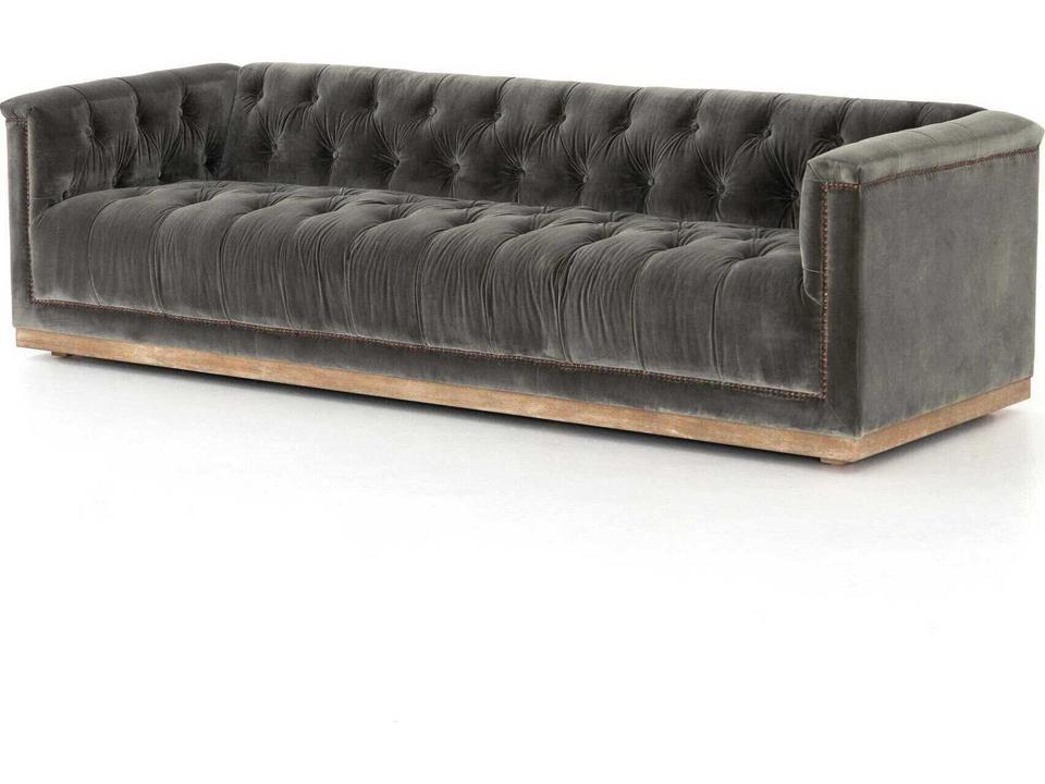 Maxx Sofa Sapphire Birch Upholstered