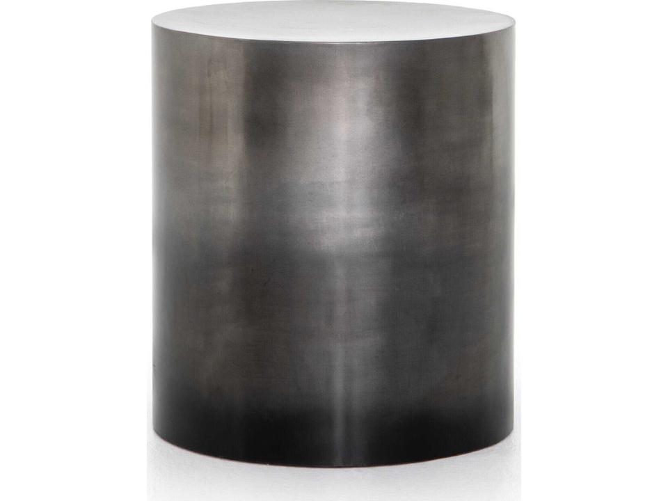 Cameron End Table Ombre Antique Pewter