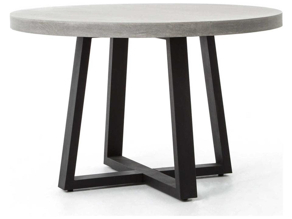 Globetrotter Cyrus Round Stone Dining Table