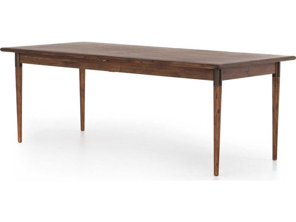 Harper Extension Dining Table Toasted Walnut Acacia and Iron