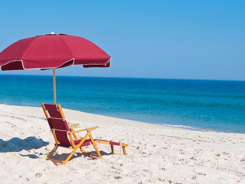 Oak Wood Beach Chairs Sling Outdoor Patio Lounge Set