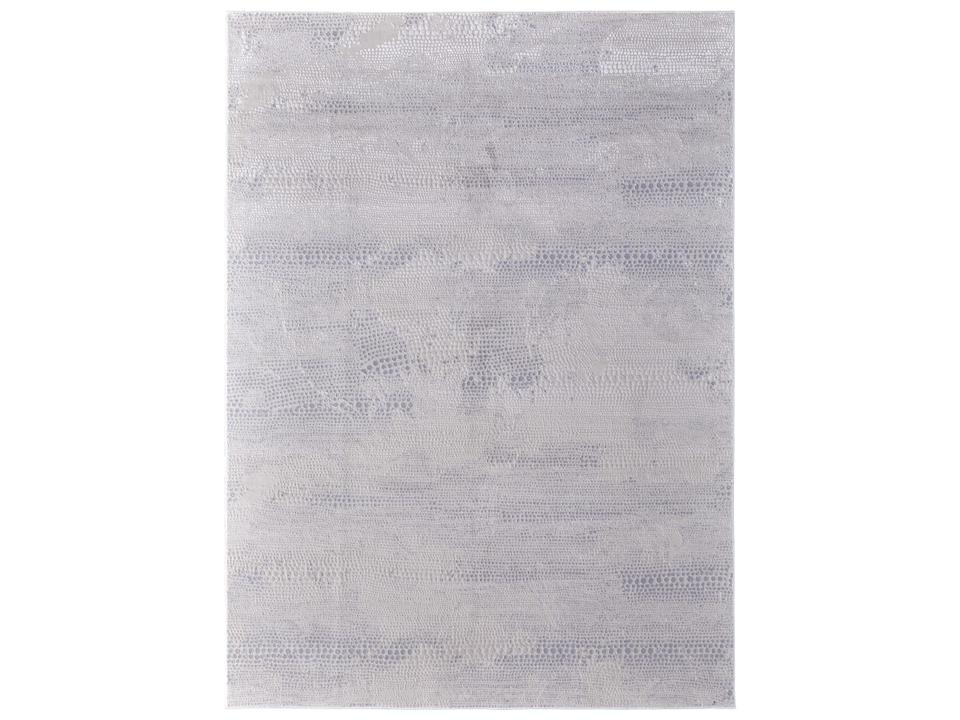 Prasad Abstract Area Rug in Ivory Silver Gray