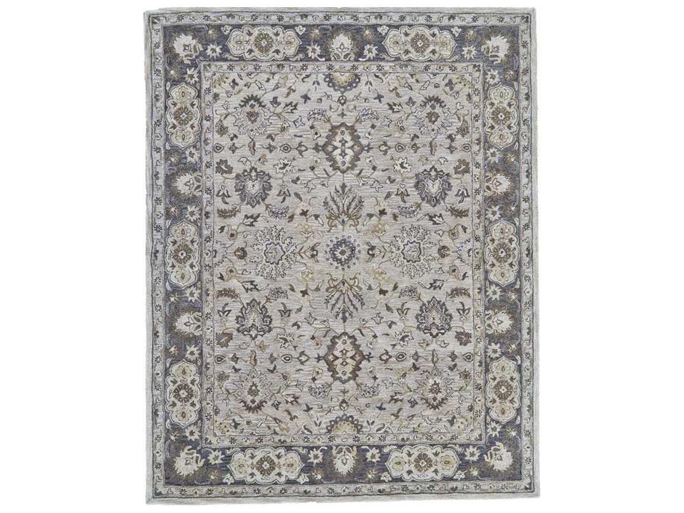 Eaton Damask Area Rug