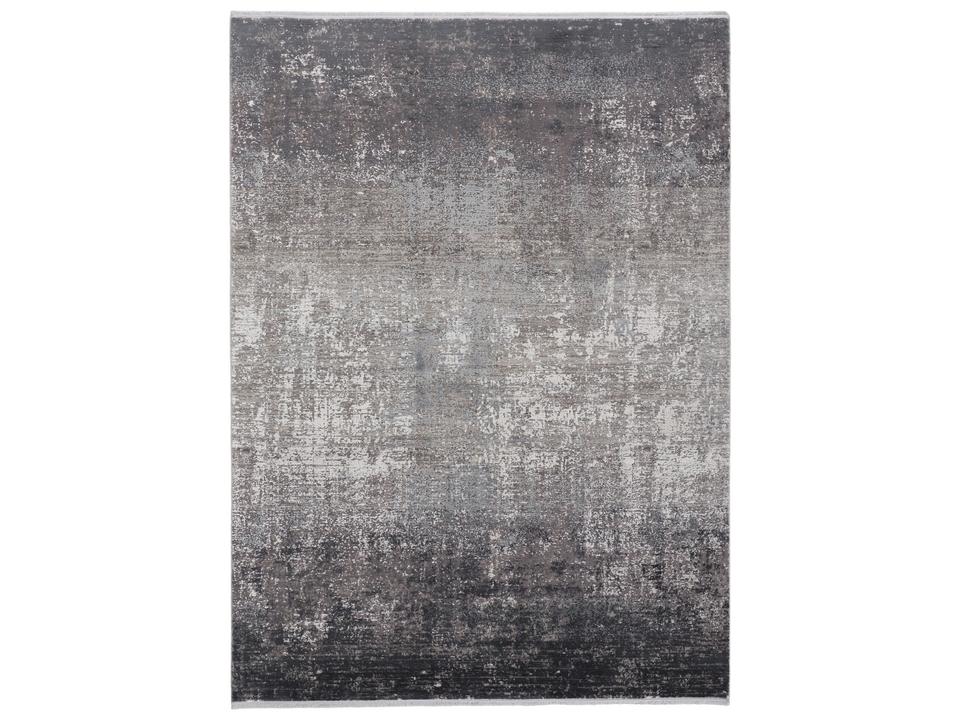 Cadiz Abstract Area Rug Gray Black Silver