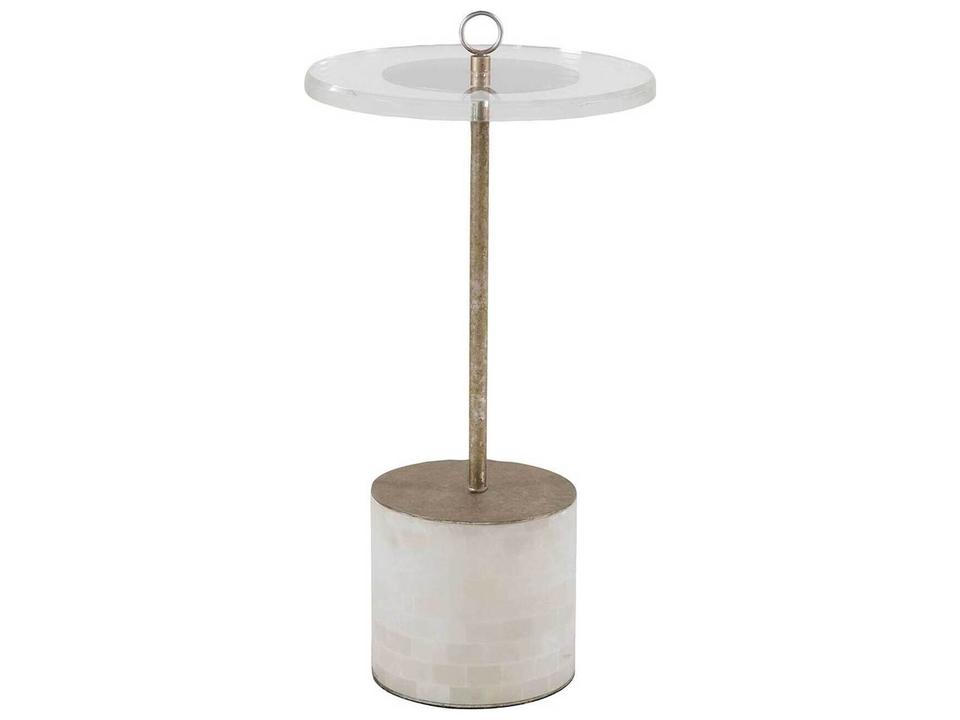 Lexi Round Acrylic End Table
