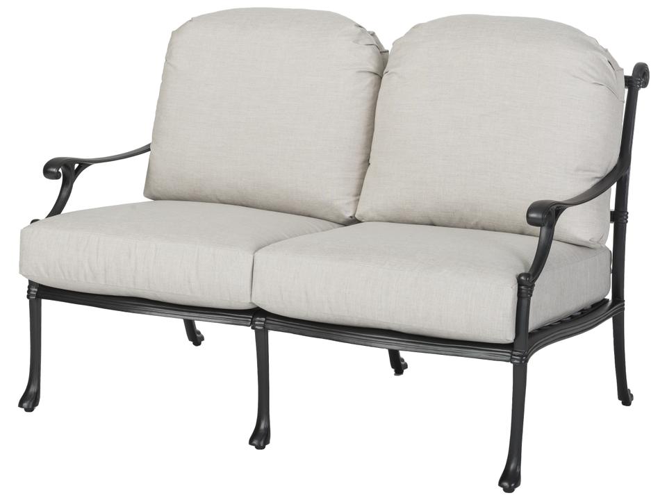 Michigan Cast Aluminum Outdoor Loveseat Frame