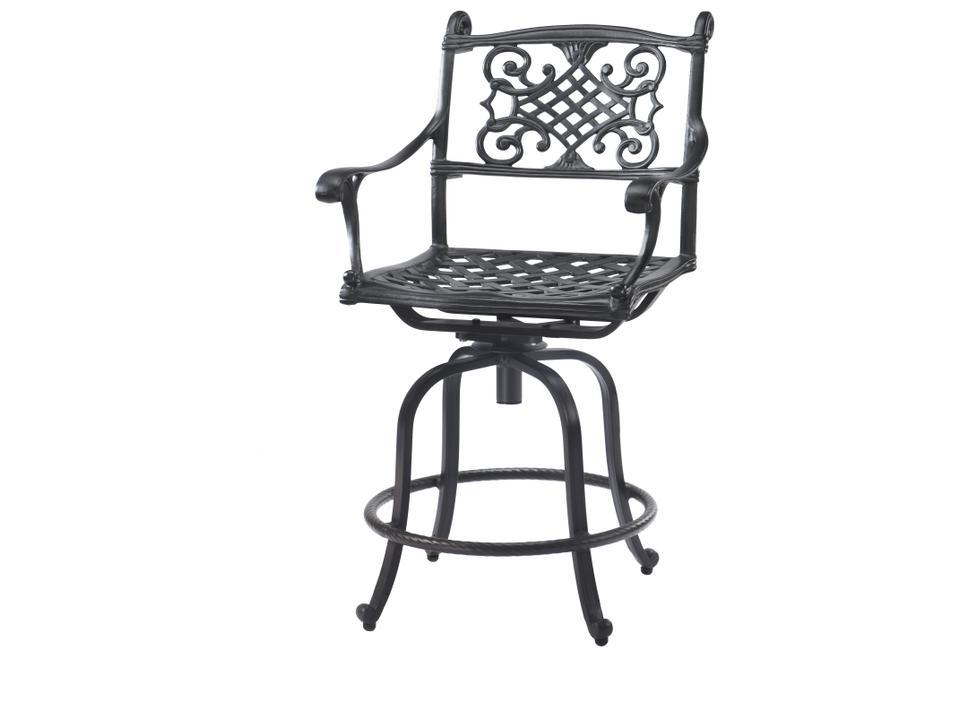 Michigan Cast Aluminum Swivel Balcony Stool