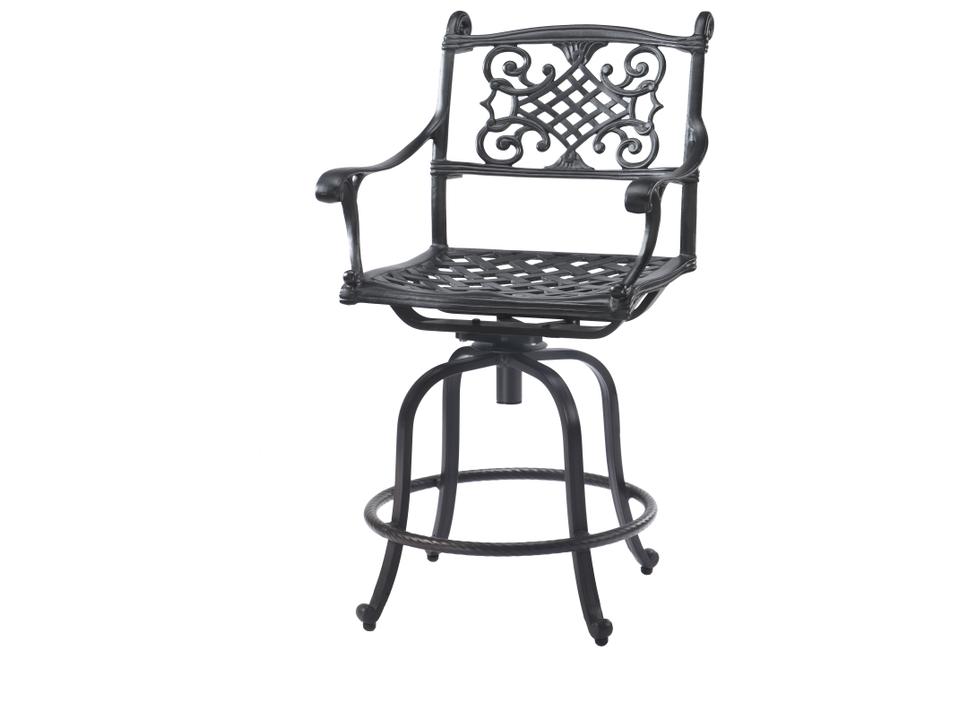 Michigan Cast Aluminum Swivel Balcony Stool