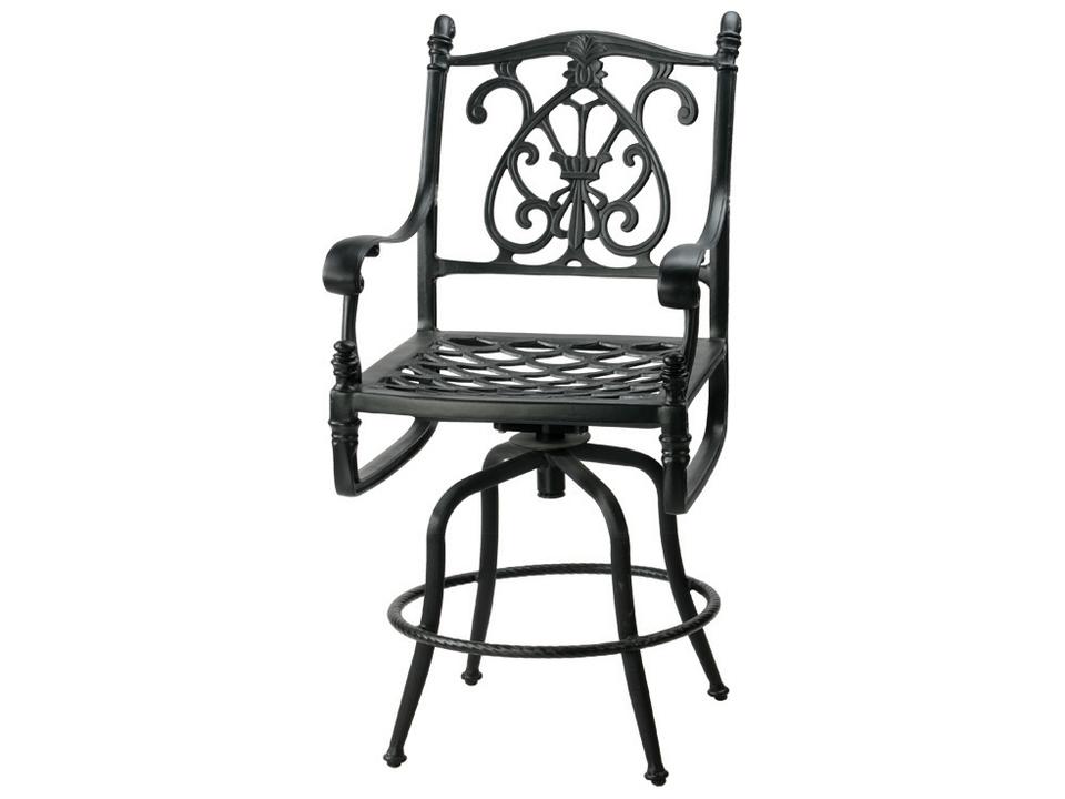 Florence Swivel Balcony Stool Cast Aluminum Outdoor