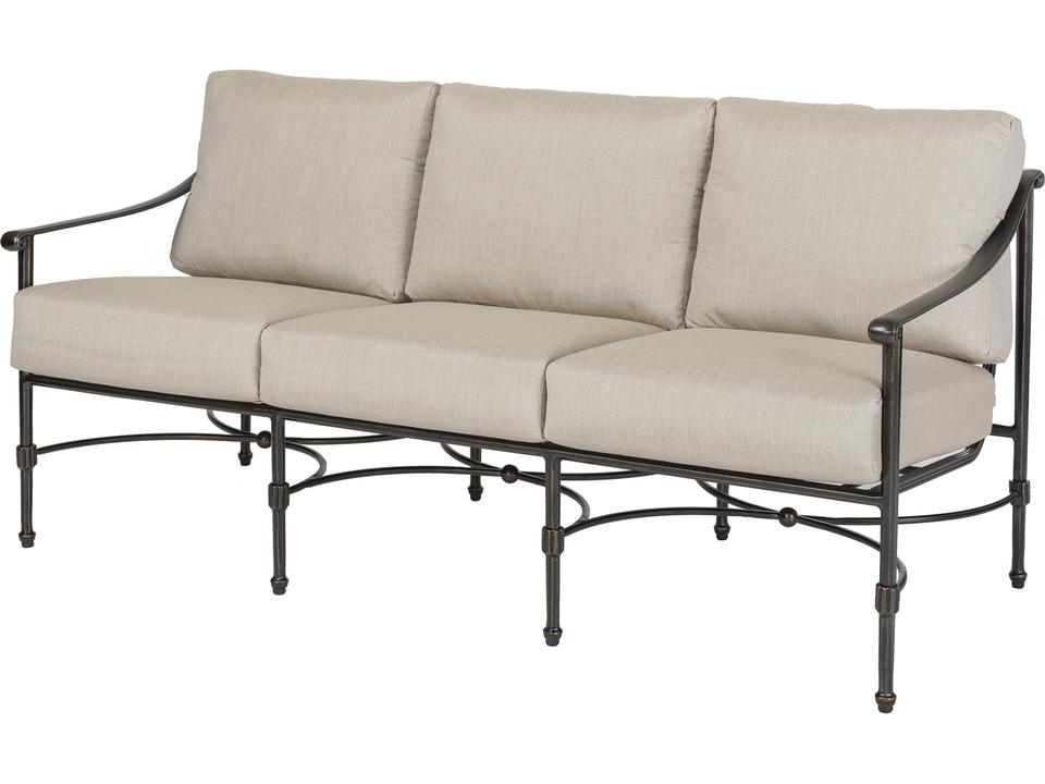 Morro Bay Cast Aluminum Outdoor Sofa No Cushion