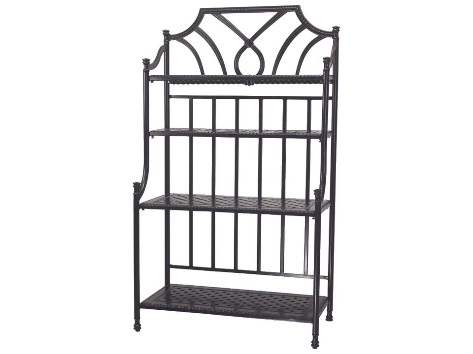 Grand Terrace Accessories Cast Aluminum 42 Bakers Rack