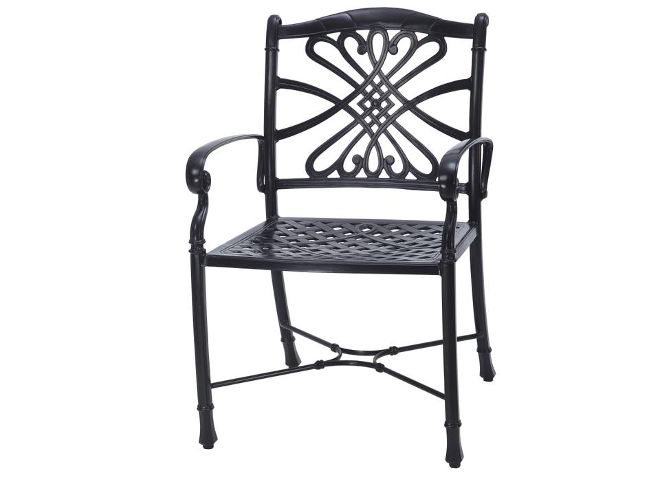 Bella Vista Cast Aluminum Dining Arm Chair