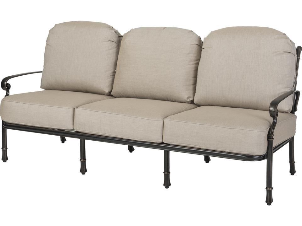 Bella Vista Cast Aluminum Patio Sofa No Cushion