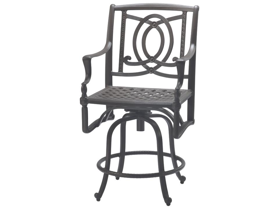 Bel Air Cast Aluminum Swivel Outdoor Counter Stool