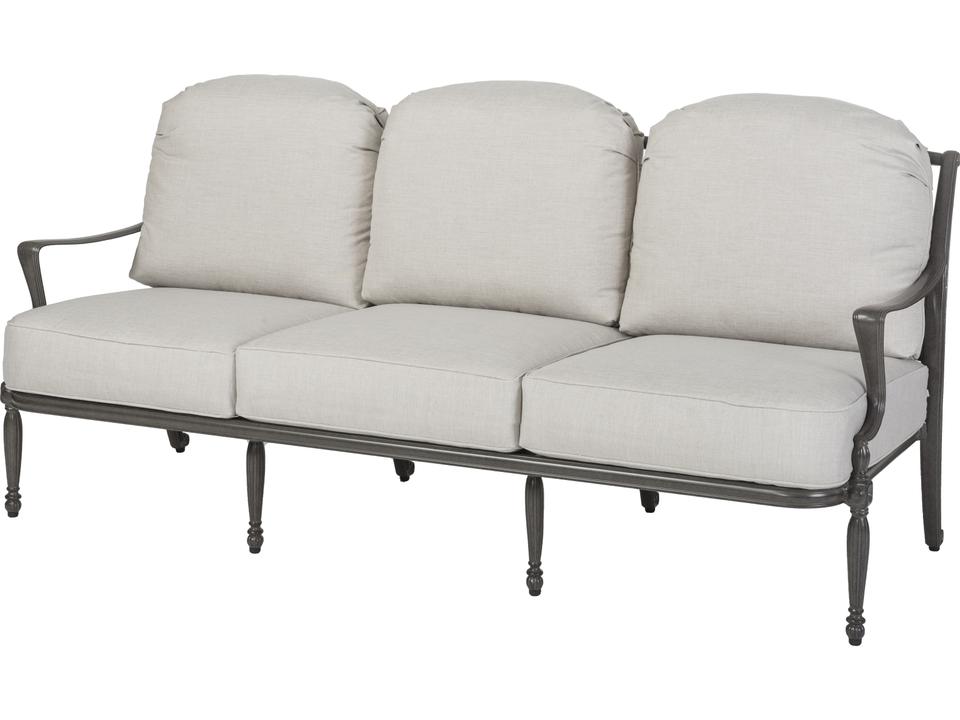 Bel Air Cast Aluminum Outdoor Sofa No Cushion