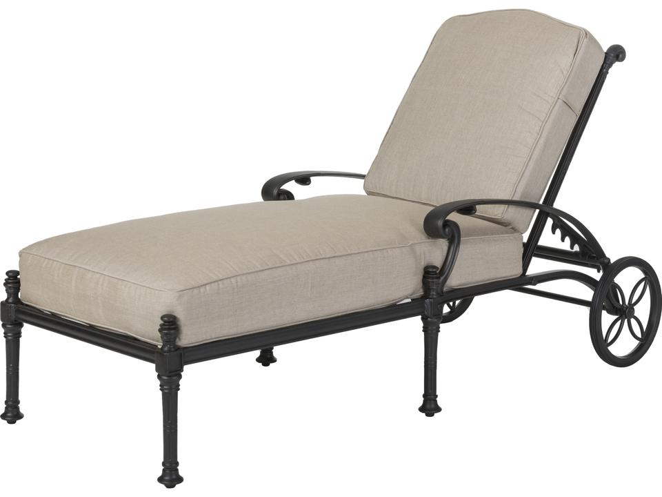 Florence Cast Aluminum Chaise Lounge No Cushion