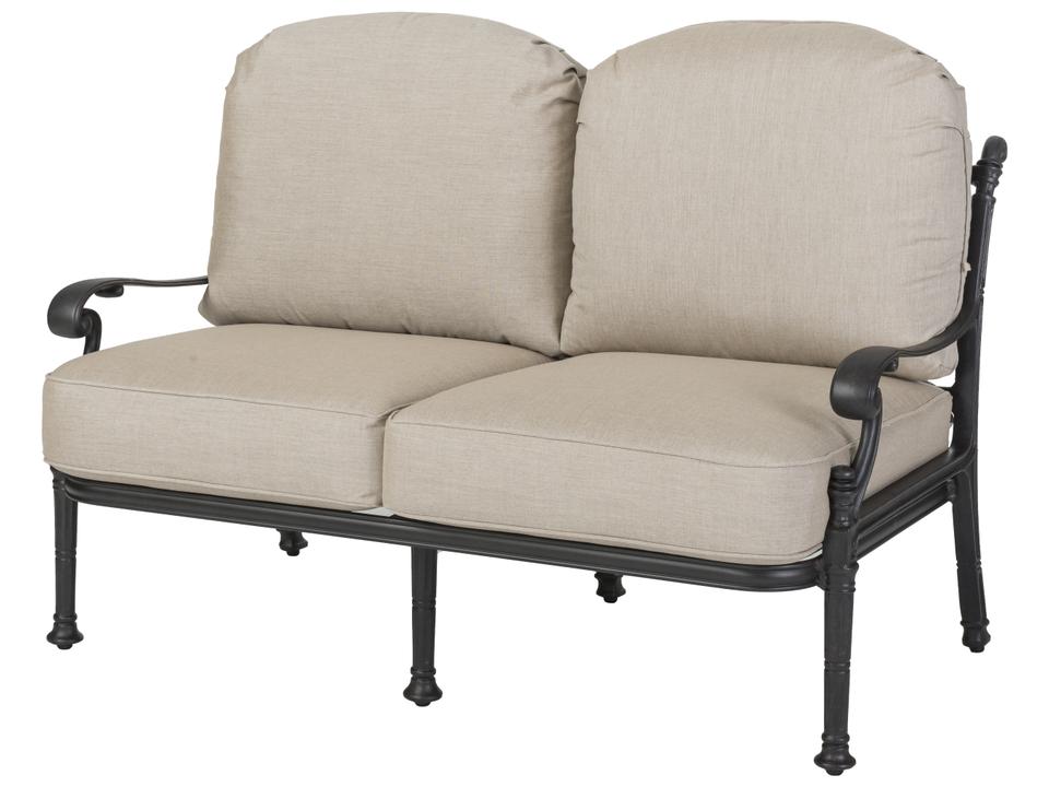 Florence Cast Aluminum Outdoor Patio Loveseat