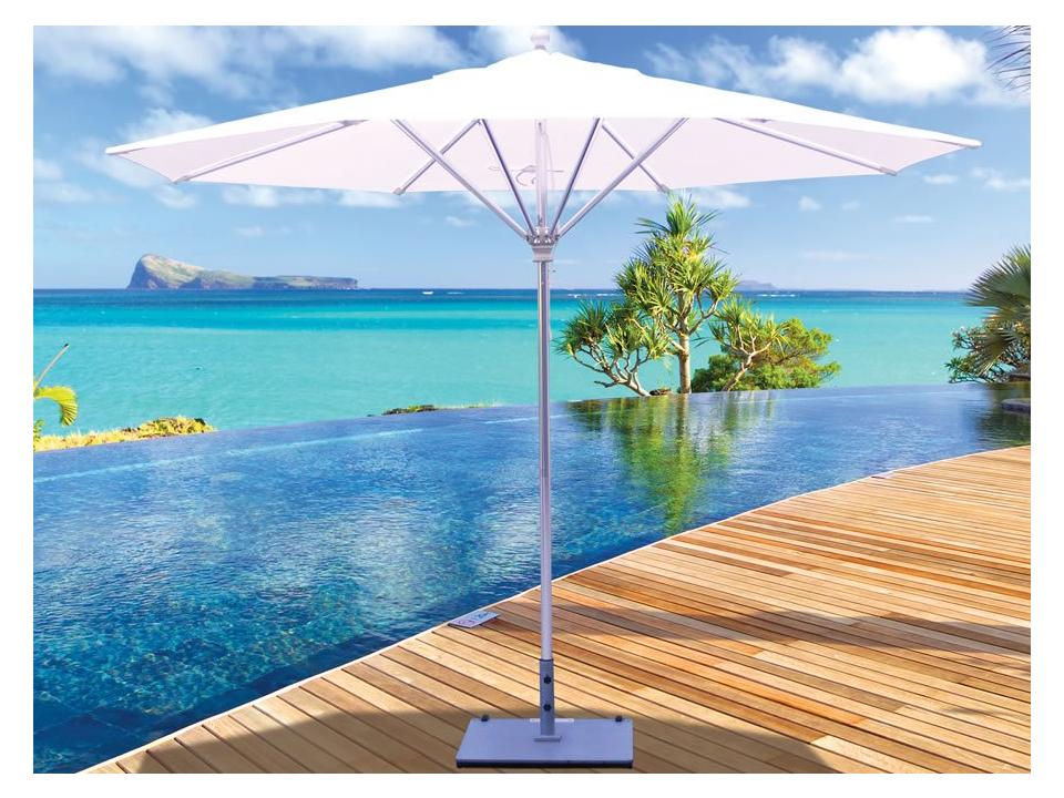 11-Foot Commercial Aluminum Flat Profile Market Umbrella