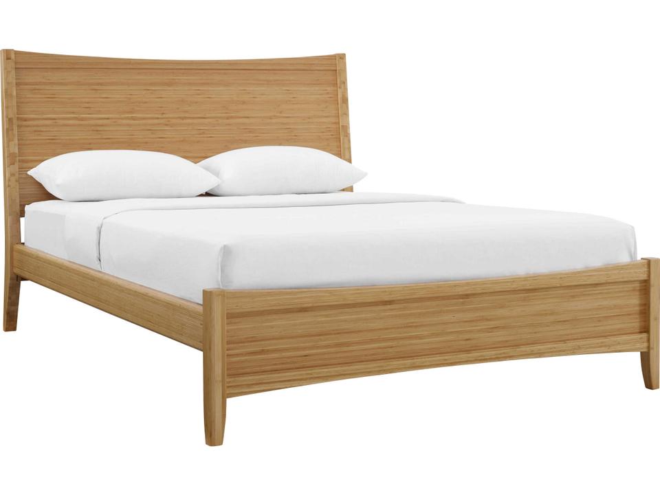 Willow Eastern King Platform Bed in Caramelized Bamboo