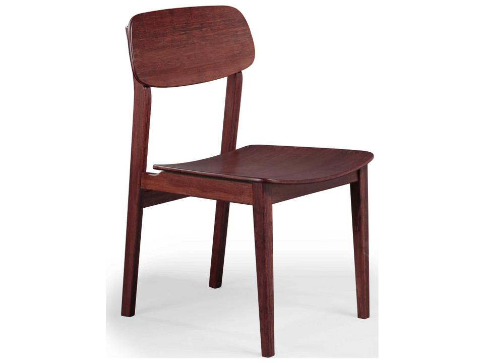 Currant Bamboo Wood Brown Side Dining Chair
