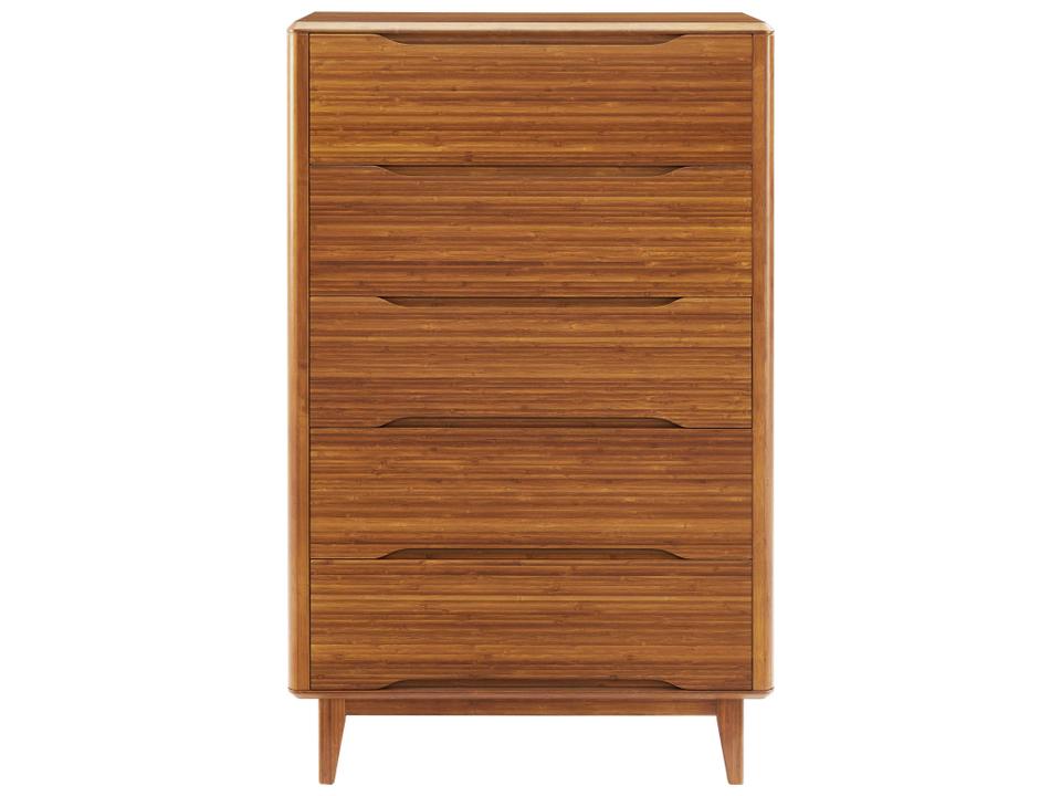 Currant 5-Drawer High Chest in Amber