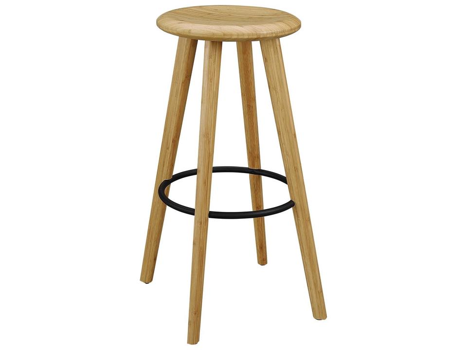 Mimosa Bamboo Wood Caramelized Bar Stool