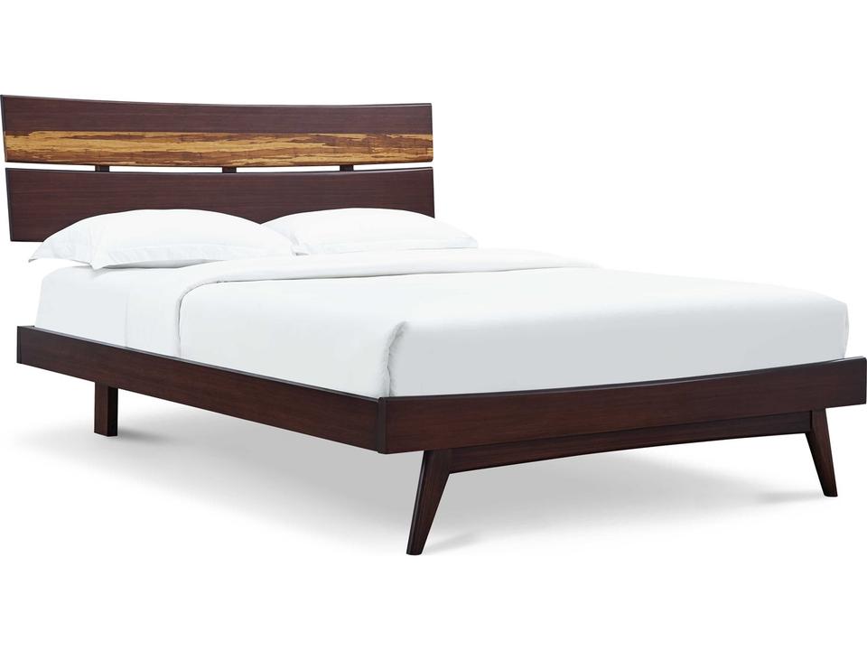 Azara King Platform Bed in Solid Bamboo