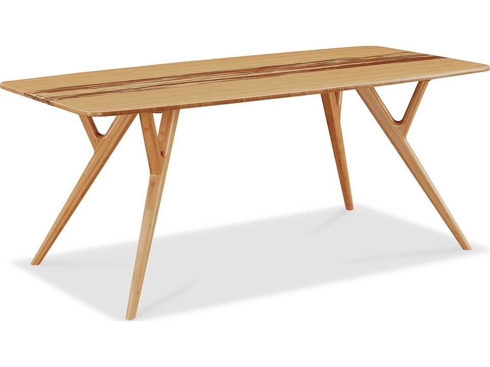 Azara Dining Table Caramelized Solid Bamboo