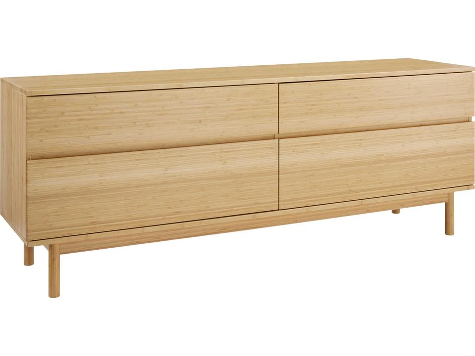 Monterey 4 Drawer Dresser Modern Bamboo
