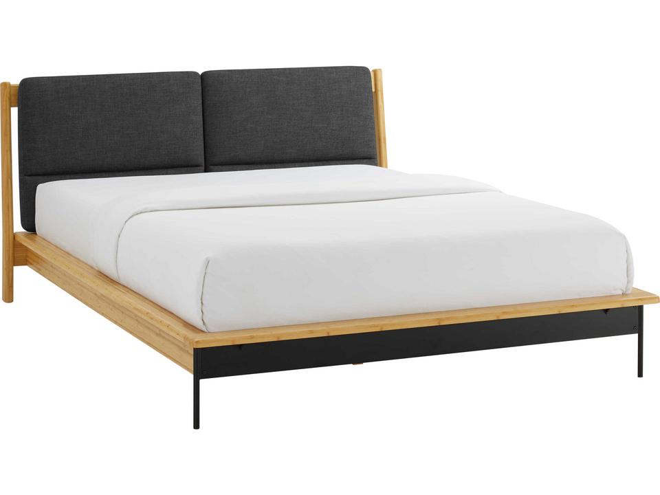 Santa Cruz Queen Platform Bed in Wheat Bamboo