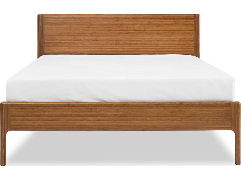 Ventura Queen Platform Bed in Amber