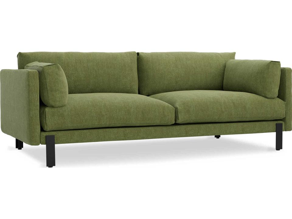 Silverlake 3-Seat Upholstered Sofa in Bastille Clover Green