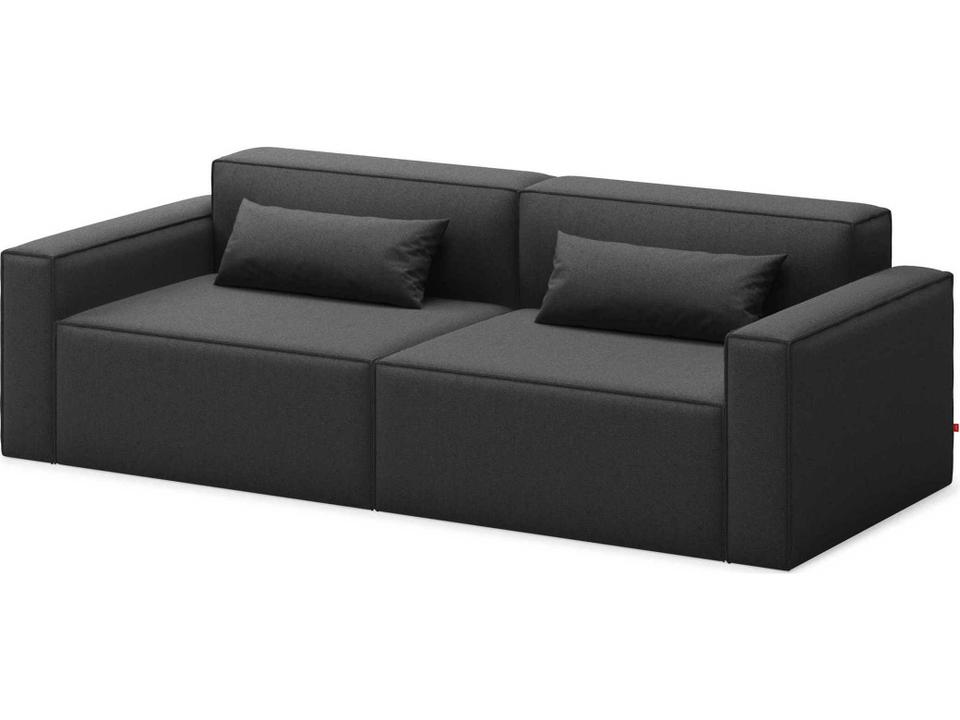 Mix Mowat Raven Black Upholstered Sofa
