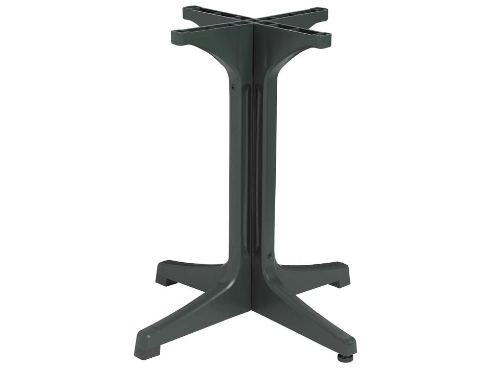 Alpha Small Pedestal Table Base in Amazon Green