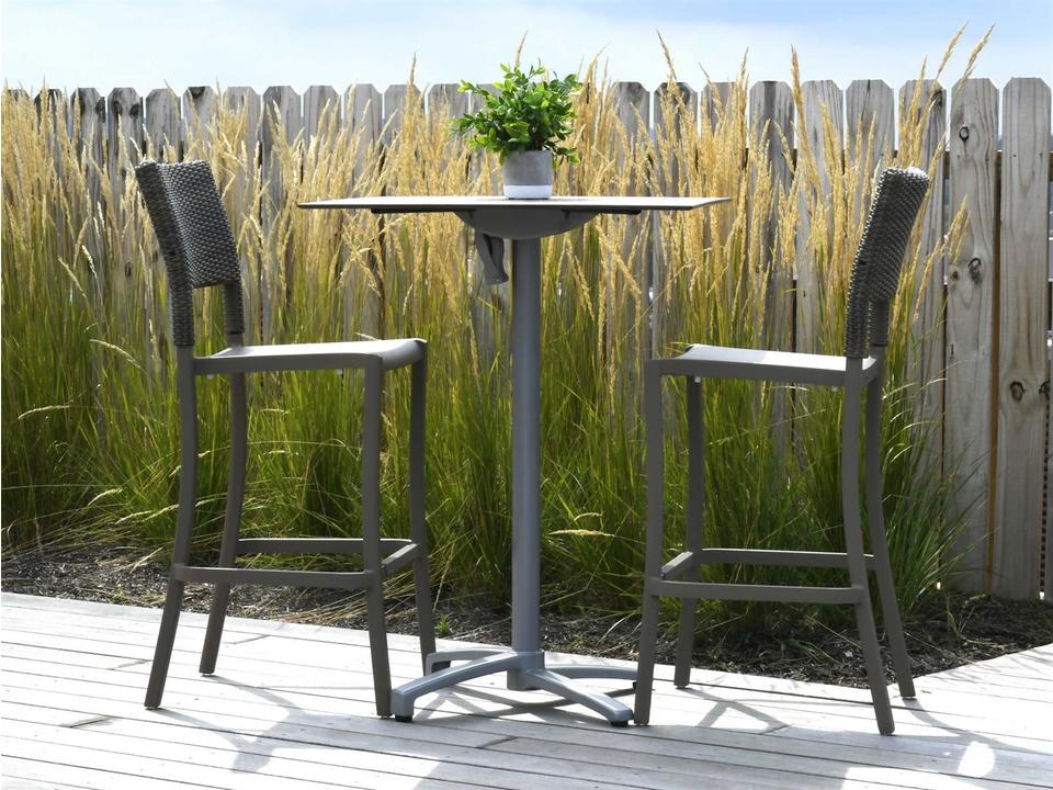 Java Aluminum French Taupe Bar Set