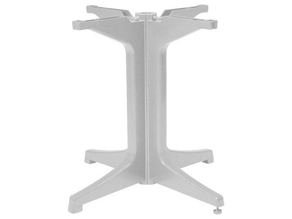 Alpha Resin Large Pedestal Table Base in White